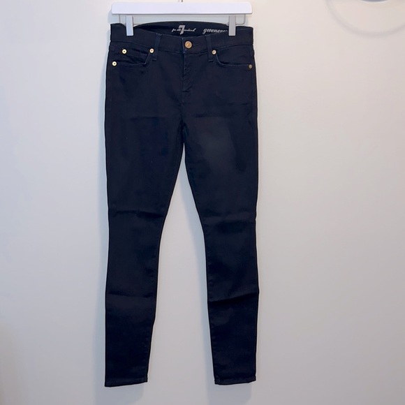 7 For All Mankind Denim - 7 For All Mankind Jeans ‘Gwenevere’ Skinny Dark Denim Size 26